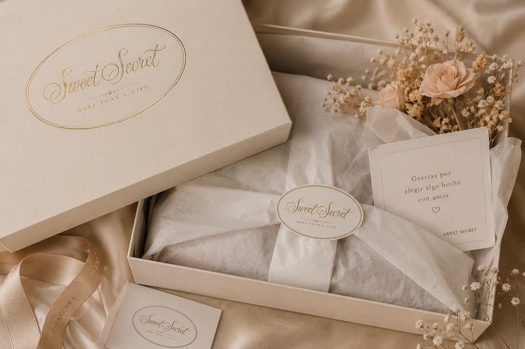 Caja de regalo Sweet Secret envuelta